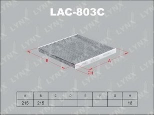 Купити LAC-803C LYNXauto Салонний фільтр Трибека