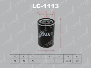 Купити LC-1113 LYNXauto Масляний фільтр СХ-9