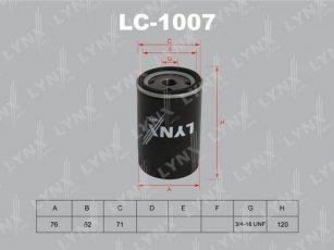 Купити LC-1007 LYNXauto Масляний фільтр Alhambra