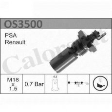 Купити OS3500 Calorstat by VERNET Датчик тиску масла Ducato 290 (1.8, 2.0)