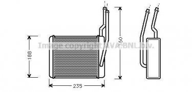 Купить FD6356 AVA QUALITY COOLING Радиатор печки