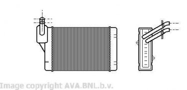 Радиатор печки VW6069 AVA QUALITY COOLING фото 1