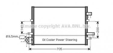 Купить FDA5377 AVA QUALITY COOLING Радиатор кондиционера Mondeo 3 (1.8, 2.0, 2.5, 3.0)