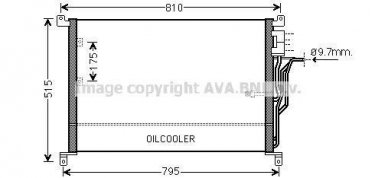 Купити AI5301 AVA QUALITY COOLING Радіатор кондиціонера Ауді А8