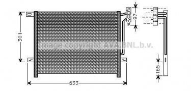 Радиатор кондиционера BW5203 AVA QUALITY COOLING фото 1