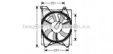 Вентилятор охлаждения KA7516 AVA QUALITY COOLING фото 1