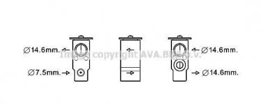 Купити HY1397 AVA QUALITY COOLING Клапан кондиціонера