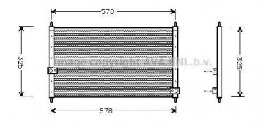 Радиатор кондиционера HD5062 AVA QUALITY COOLING фото 1