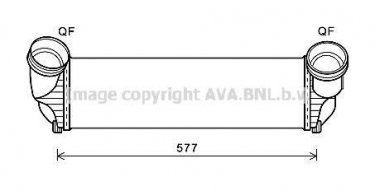 Купити BWA4543 AVA QUALITY COOLING Інтеркулер BMW X5 (E70, F15) (2.0, 3.0)