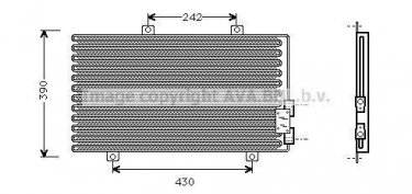 Купить AL5063 AVA QUALITY COOLING Радиатор кондиционера Альфа Ромео  (1.4, 1.6, 1.7, 1.9, 2.0)