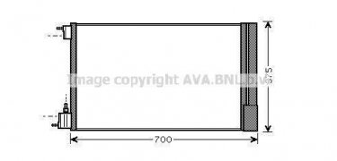 Купить OLA5478D AVA QUALITY COOLING Радиатор кондиционера Малибу (2.0 D, 2.4)