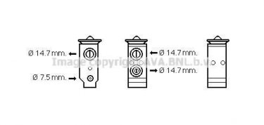 Купить HY1325 AVA QUALITY COOLING Клапан кондиционера