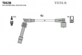 Купить T862B TESLA Провода зажигания Vectra B 2.0 i
