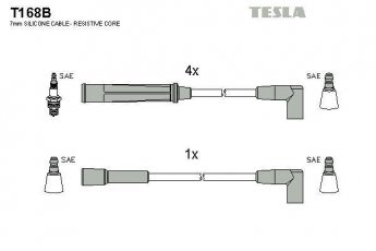 Купить T168B TESLA Провода зажигания