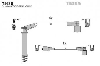Купить T962B TESLA Провода зажигания Комбо 1.2
