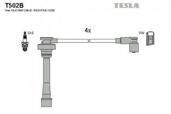 Купить T502B TESLA Провода зажигания