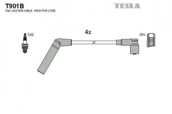 Купить T901B TESLA Провода зажигания Colt (1.3, 1.5)