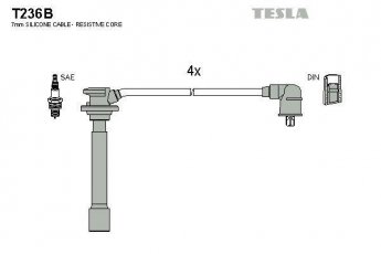 Купить T236B TESLA Провода зажигания Kia Rio 1.5 16V