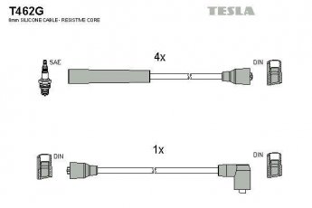 Купить T462G TESLA Провода зажигания Эскорт 3 1.6