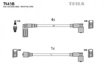 Купить T645B TESLA Провода зажигания Fiat