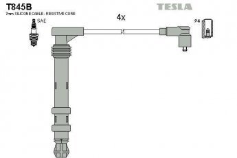 Купить T845B TESLA Провода зажигания Добло 1.6 16V