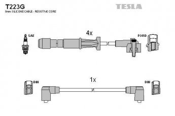 Купить T223G TESLA Провода зажигания Сиерра 2 2.0 i DOHC