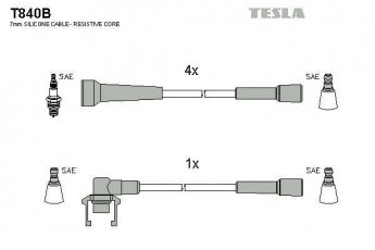 Купить T840B TESLA Провода зажигания