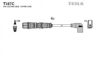 Купить T387C TESLA Провода зажигания Ibiza 1.6