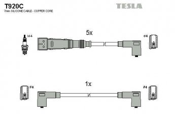 Купить T920C TESLA Провода зажигания Фольксваген