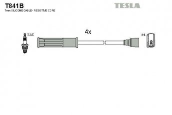 Купить T841B TESLA Провода зажигания Clio 2 (1.4, 1.6)