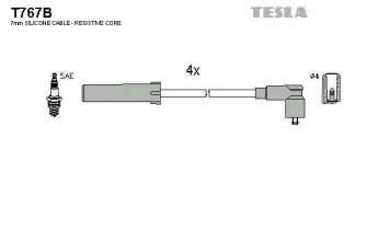 Купить T767B TESLA Провода зажигания Кенго 1 1.2