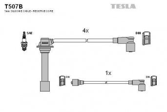 Купить T507B TESLA Провода зажигания Mazda 626 (2.0 12V, 2.0 16V)