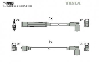 Купить T488B TESLA Провода зажигания Nissan