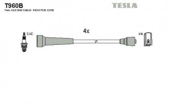 Купить T960B TESLA Провода зажигания Меган 1 (2.0, 2.0 RXE, 2.0 i)