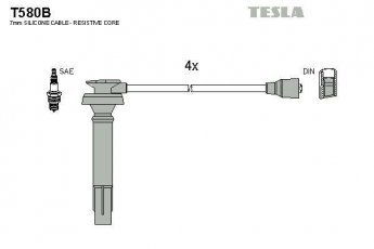 Купить T580B TESLA Провода зажигания Импреза 1.6