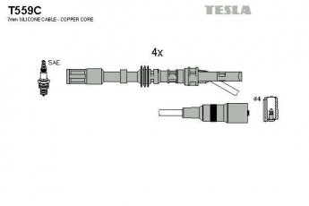 Купить T559C TESLA Провода зажигания Шкода