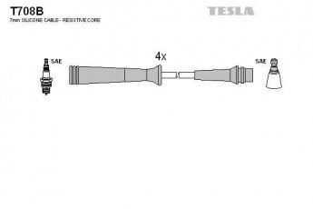 Купить T708B TESLA Провода зажигания Megane 1 (1.6 e, 1.6 i)