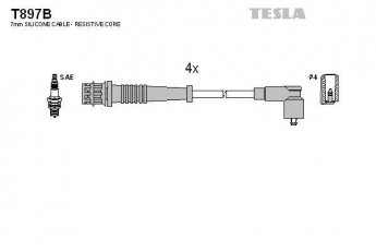 Купить T897B TESLA Провода зажигания