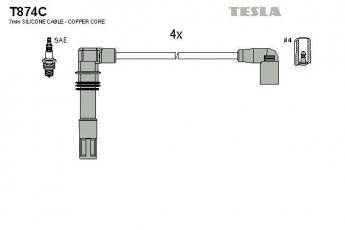 Купить T874C TESLA Провода зажигания Фабия 1.4 16V