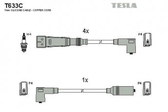 Провод зажигания T633C TESLA фото 1