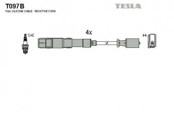 Купить T097B TESLA Провода зажигания A-Class W169 (1.5, 1.7, 2.0)