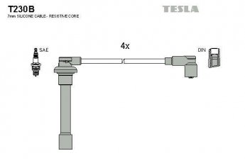 Купить T230B TESLA Провода зажигания Цивик (1.5, 1.6)