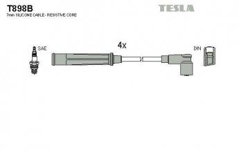 Купить T898B TESLA Провода зажигания Мазда 323 1.3 16V