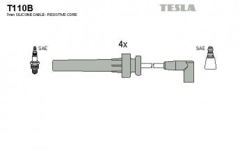 Купить T110B TESLA Провода зажигания
