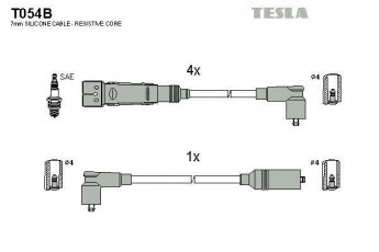 Купить T054B TESLA Провода зажигания Кордоба (1.4 i, 1.6 i)