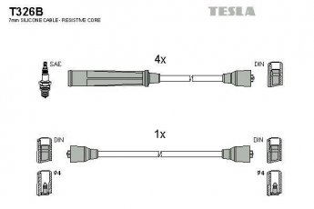Купить T326B TESLA Провода зажигания