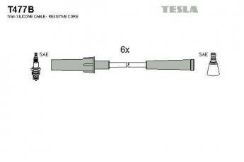 Купить T477B TESLA Провода зажигания Вояджер (3.3, 3.8)