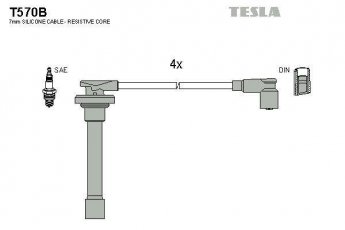 Купить T570B TESLA Провода зажигания Civic (1.3, 1.4, 1.5, 1.6)