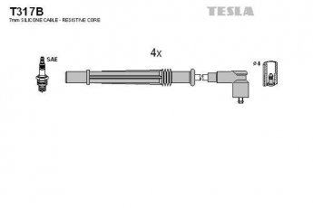 Купить T317B TESLA Провода зажигания Clio 3 1.2 16V