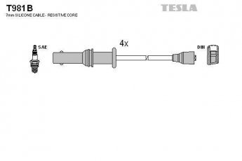 Купить T981B TESLA Провода зажигания Легаси (2.0 i, 2.0 i 4WD, 2.2 i 4WD)